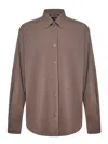 Fendi Shirt In Light Brown