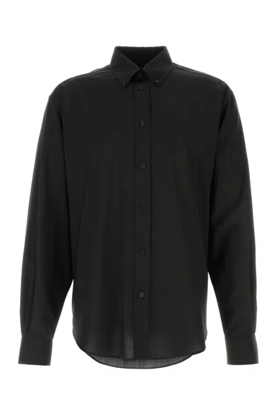 Fendi Shirt Light Wool-41 Nd  Male In Black