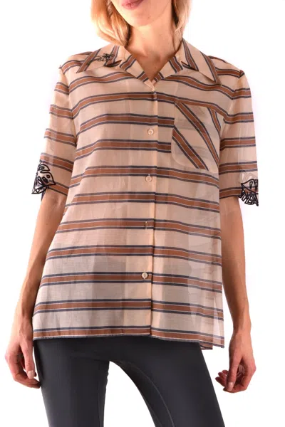 Fendi Shirt Multicolor In Brown