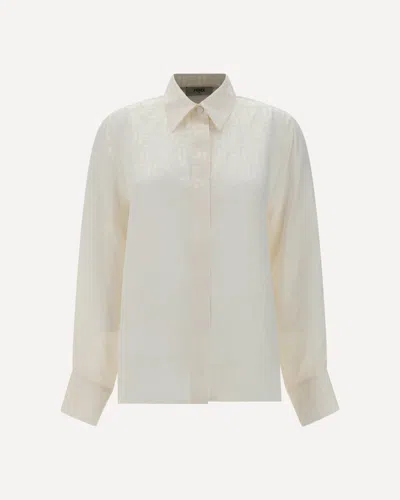 Fendi Camicia In White