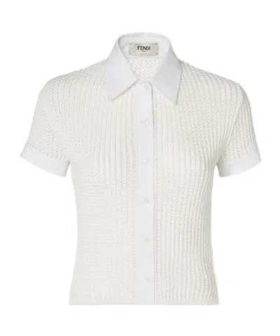 Fendi Shirt In White