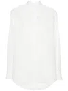 Fendi Camicia In Popeline Bianc In White