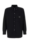 Fendi Classic Oxford Shirt For Modern Men In Black
