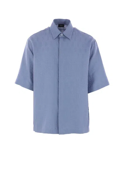 Fendi Shirts In Blue