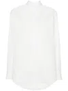 Fendi Camicia In Popeline Bianc In Barley