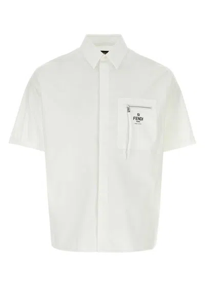 Fendi Shirts In Bianco