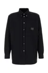 Fendi Classic Oxford Shirt For Modern Men In Black