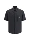 Fendi Men Short-sleeve Shirt In Black