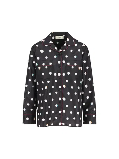 Fendi Shirts In Black