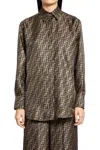 Fendi Shirts In Brown