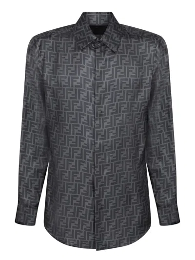 Fendi Shirts In Gray