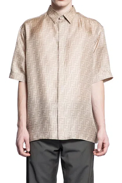 Fendi Shirts In Grey