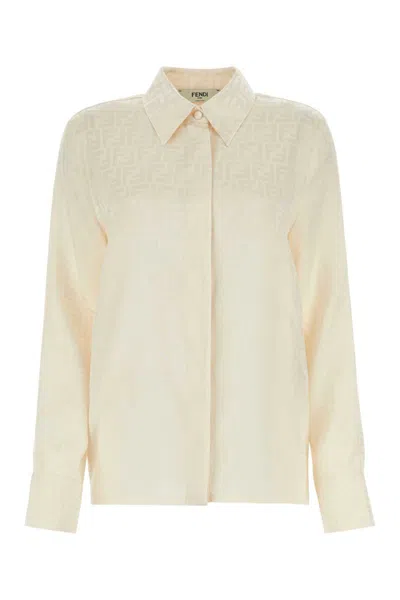 Fendi Shirts In Neutral