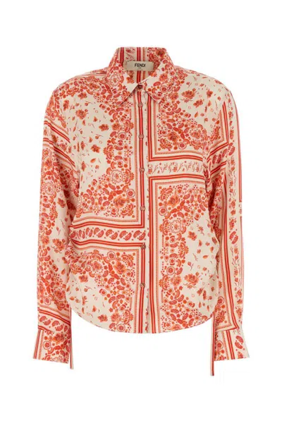 Fendi Shirts In Red