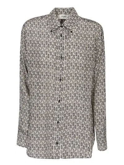 Fendi Shirts In White