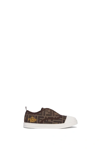 Fendi Kids' Shoes In Brown