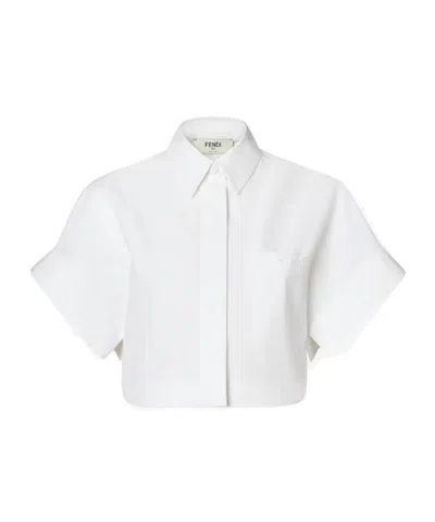 Fendi Short Shirt In White