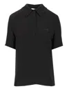 Fendi Cady Silk Top Button Placket