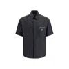 Fendi Men Short-sleeve Shirt In Black