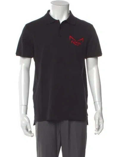 Pre-owned Fendi Short Sleeve Shirt In Black