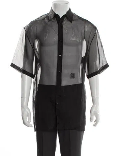 Pre-owned Fendi Short Sleeve Shirt In Black