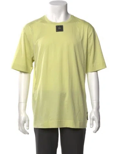 Pre-owned Fendi Short Sleeve Shirt W/ Tags In Yellow