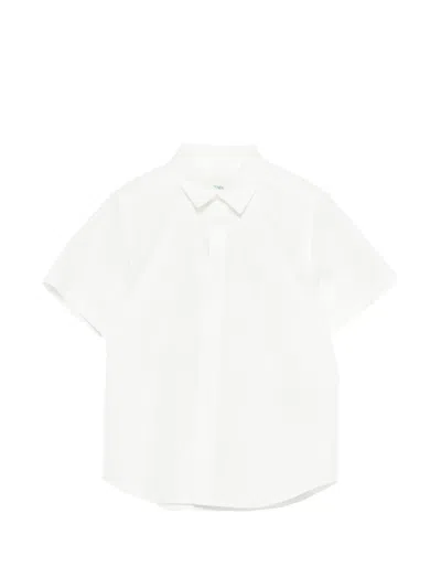 Fendi Kids' Short-sleeve Shirt In White