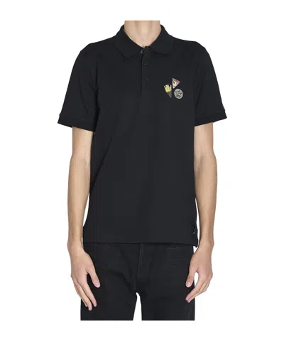 FENDI FENDI LOGO DETAILED SHORT-SLEEVED POLO SHIRT