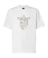 Fendi Short-sleeved Round Collar Oversized T-shirt In White