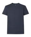 Fendi Short-sleeved Round Collar T-shirt In Blue