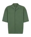 Fendi Short Sleeved Buttoned Shirt In Green