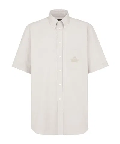 Fendi Short-sleeved Shirt In Beige