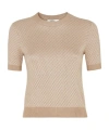 Fendi Short-sleeved Sweater In Nude