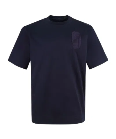 Fendi Short-sleeved T-shirt In Blue