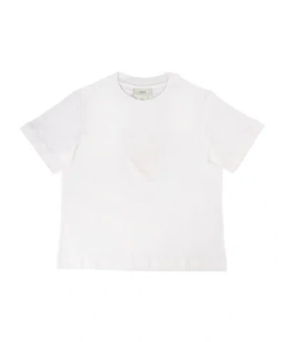 Fendi Kids' Short-sleeved T-shirt In White