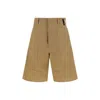 Fendi Paper Canvas Bermuda Shorts