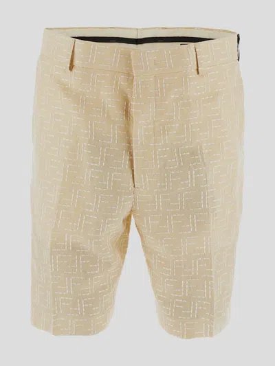 Fendi Shorts In Neutral