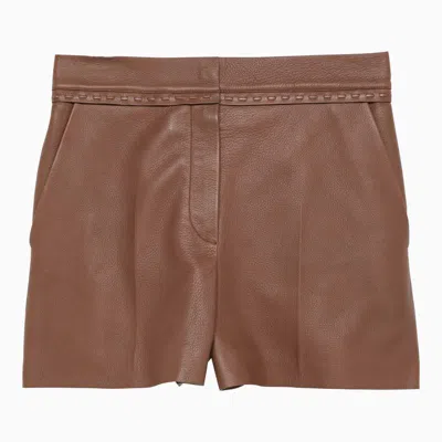 Fendi Shorts In Brown