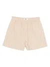 Fendi Ff Chambray Shorts In Neutral