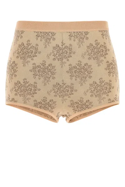 FENDI SHORTS IN VISCOSA RICAMATA  DONNA