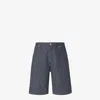 Fendi Ff Jacquard Denim Shorts