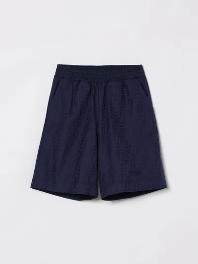 Fendi Shorts Kids  In Blue