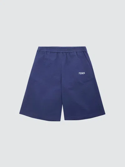 Fendi Shorts Kids  In Blue