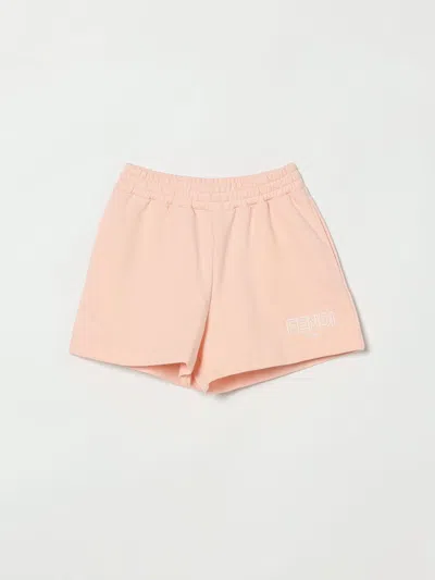 Fendi Shorts Kids  In Pink