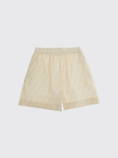 Fendi Shorts Kids In Yellow