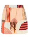 Fendi Printed Crepe Shorts