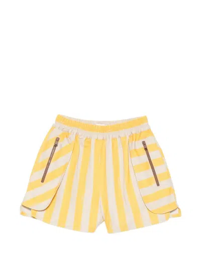 Fendi Shorts In Yellow