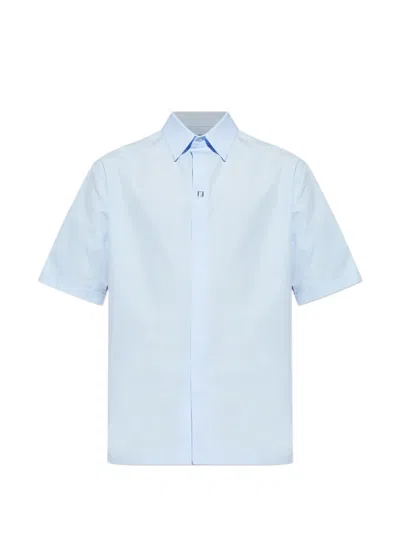 Fendi Short-sleeve Shirt In Blue