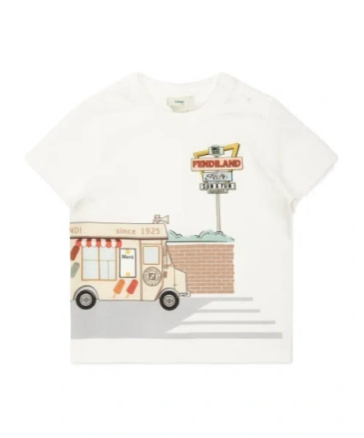 Fendi Short-sleeved T-shirt In White