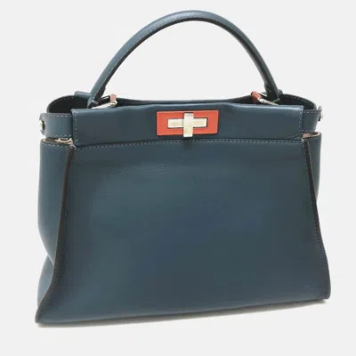 Pre-owned Fendi Shoulder Bag Blue